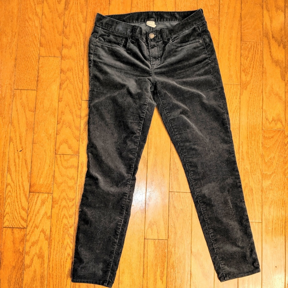 Slate grey J.Crew courderoy pants 27